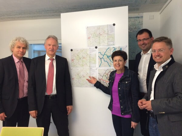 Radwegekonzept in der Spur