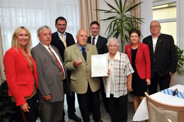 CSU Fichtelberg feierte 70. Geburtstag; Bürgerpreis für Rudolf Kiesewetter