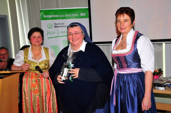 Ordensschwester Teresa Zukic beim Bayreuther Landfrauentag