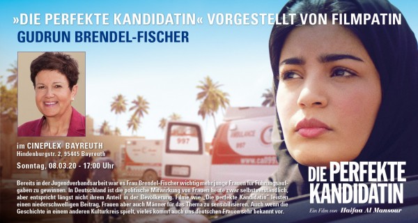 „Die perfekte Kandidatin“ am 08.03.2020 um 17.00 Uhr im Cineplex in Bayreuth