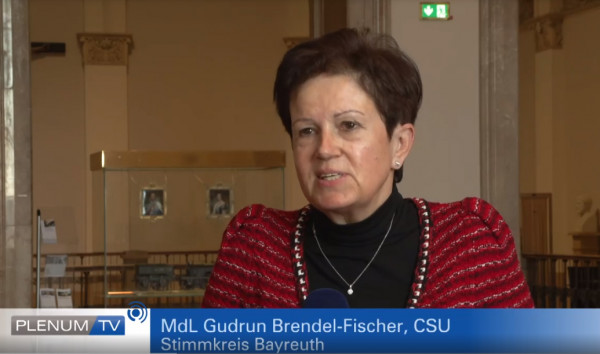 Plenum.TV interviewte MdL Gudrun Brendel-Fischer