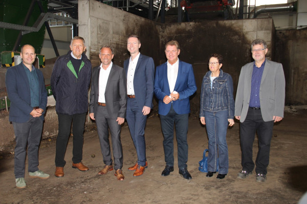 Kompostierungsanlage „Am Buchstein“: Offizielle Eröffnung der neuen Bioabfallaufbereitung
